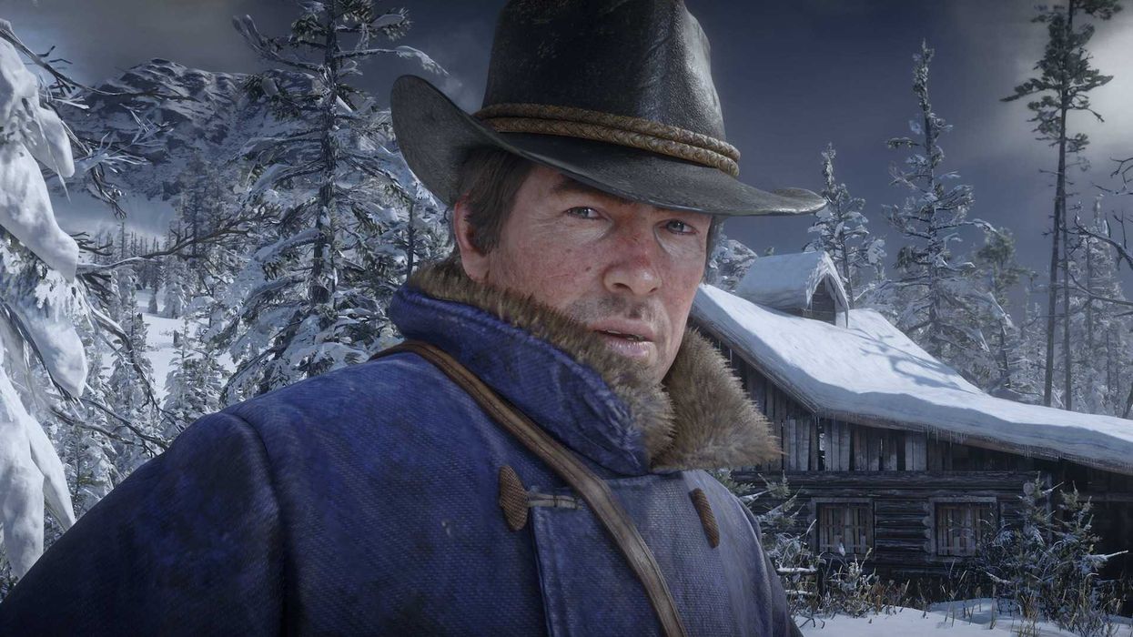 An official screenshot of Arthur Morgan from Red Dead Redemption 2
