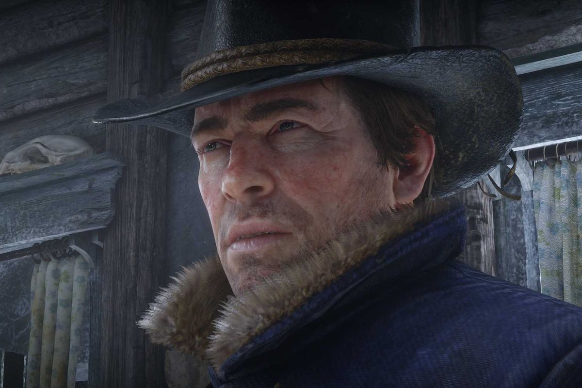 An official screenshot of Arthur Morgan from Red Dead Redemption 2