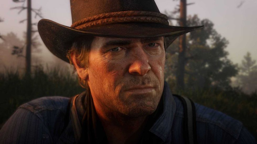An official screenshot of Arthur Morgan in Red Dead Redemption 3