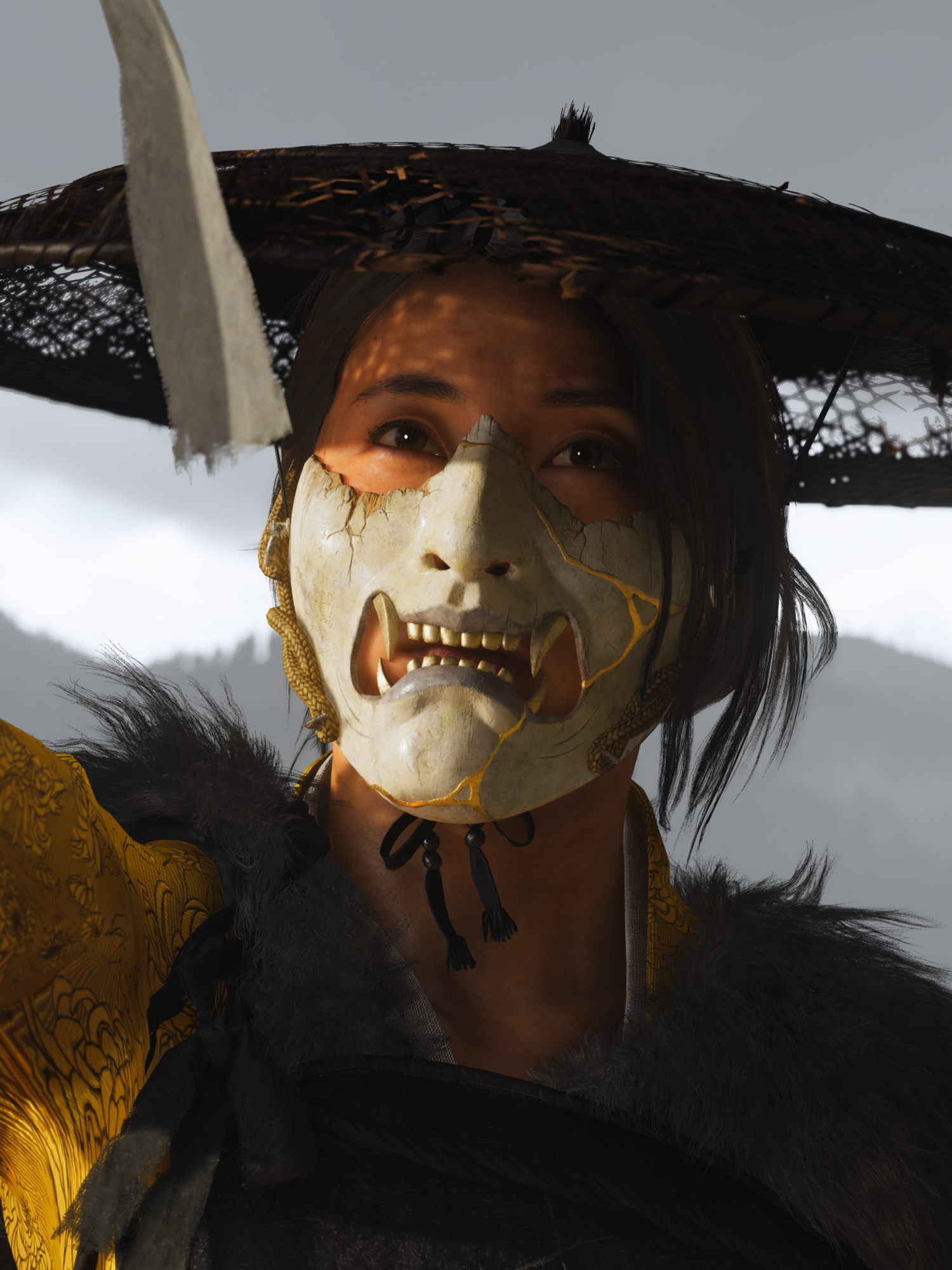 An official screenshot of Atsu in Ghost of Yotei.