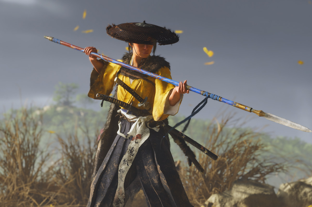 An official screenshot of Atsu in Ghost of Yotei