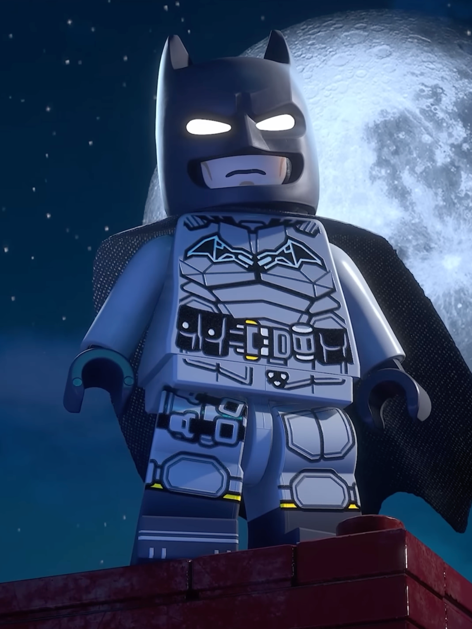 An official screenshot of Batman in LEGO Batman Legacy of the Dark Knight