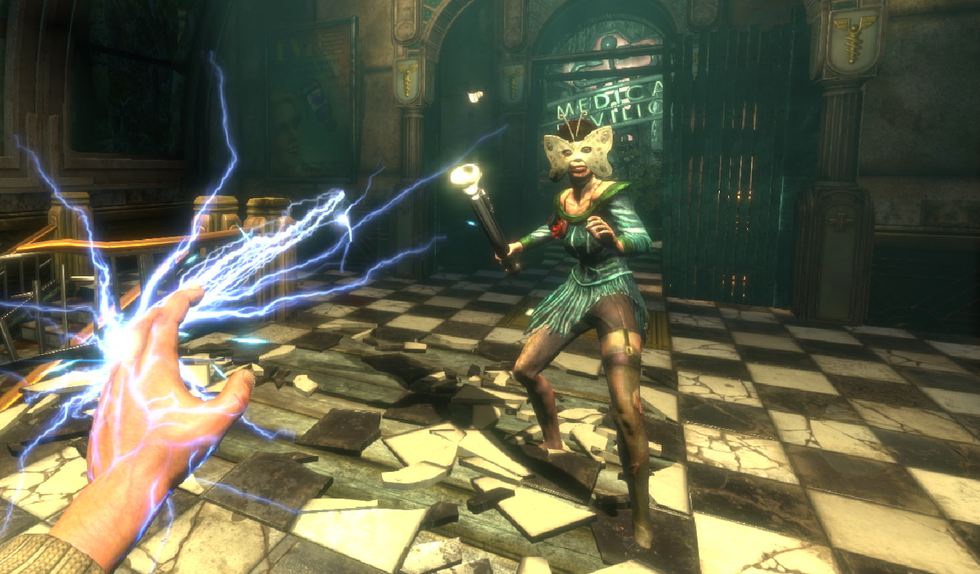 An official screenshot of BioShock Remastered