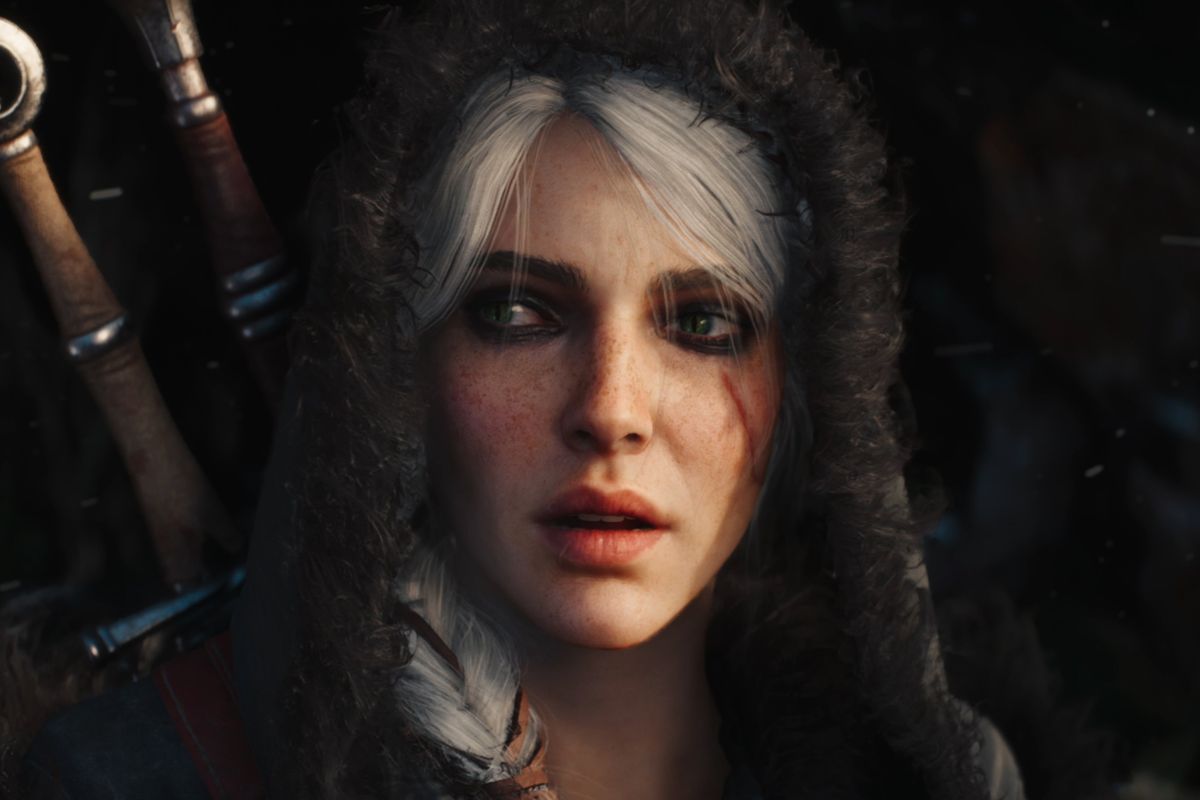 An official screenshot of Ciri from The Witcher 4 tech demo at State of Unreal