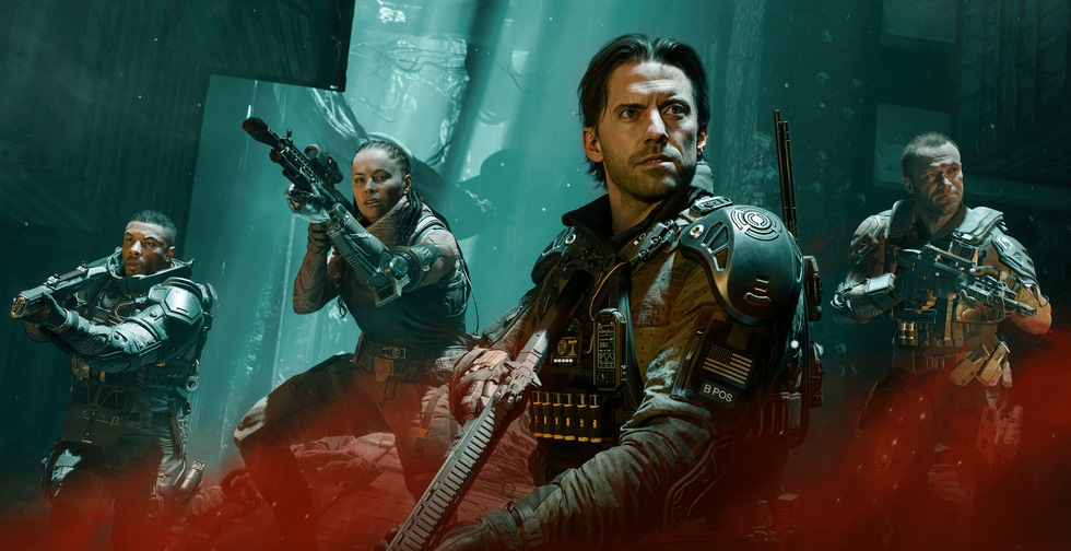 An official screenshot of David Mason ad the JSOC team in Call of Duty Black Ops 7