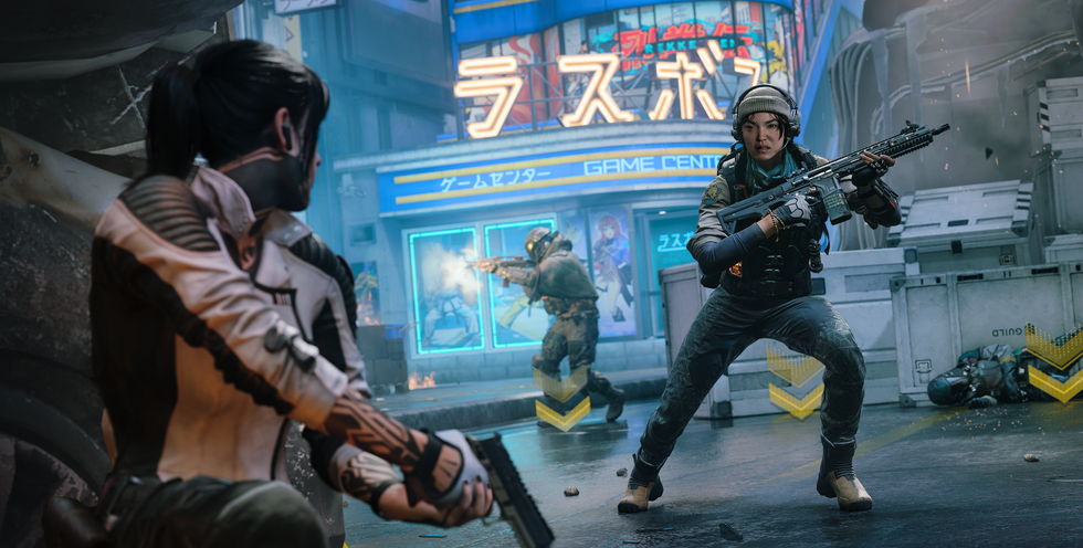 An official screenshot of David Mason ad the JSOC team in Call of Duty Black Ops 7