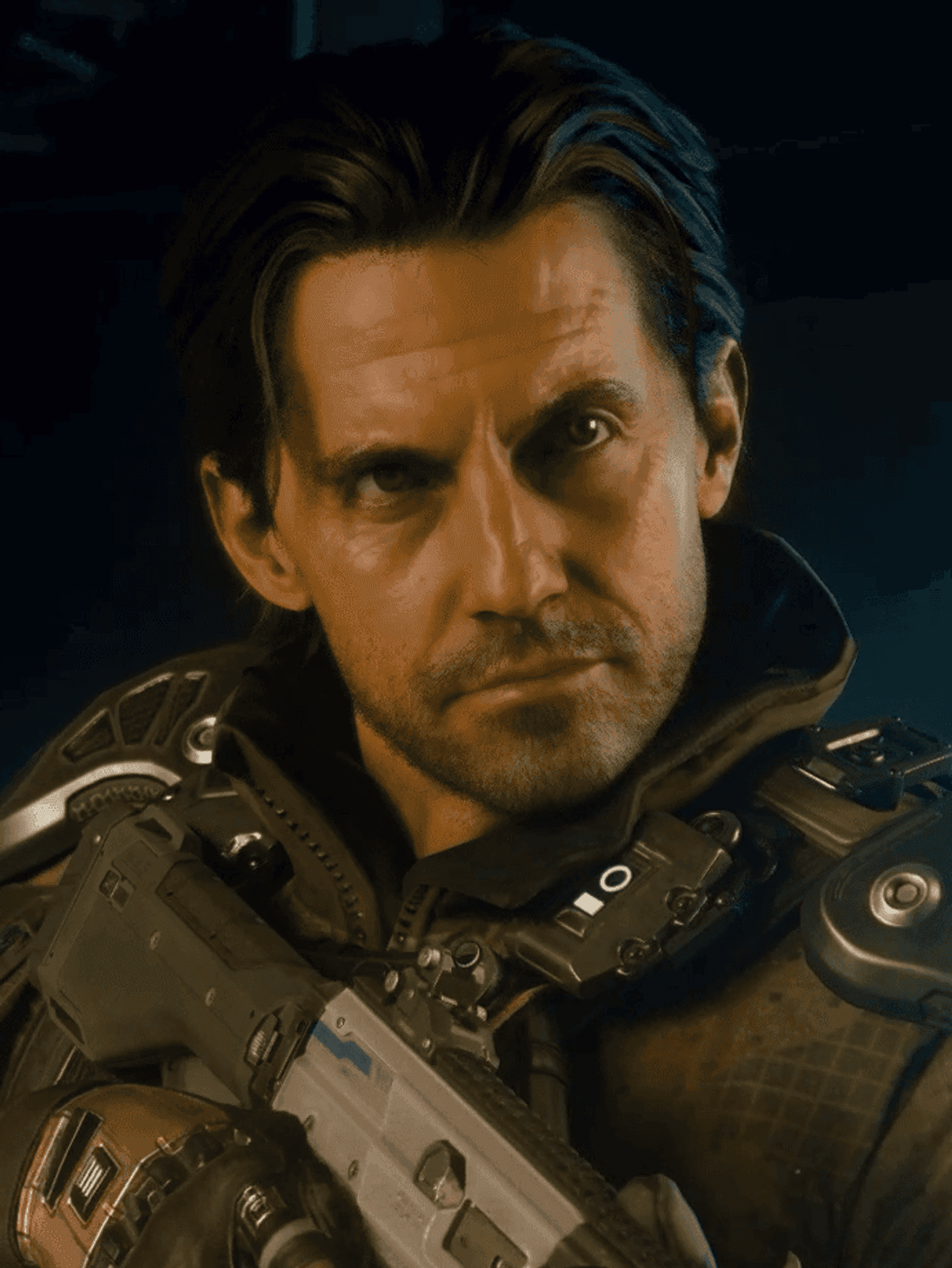 An official screenshot of David Mason from the Call of Duty Black Ops 7 campaign