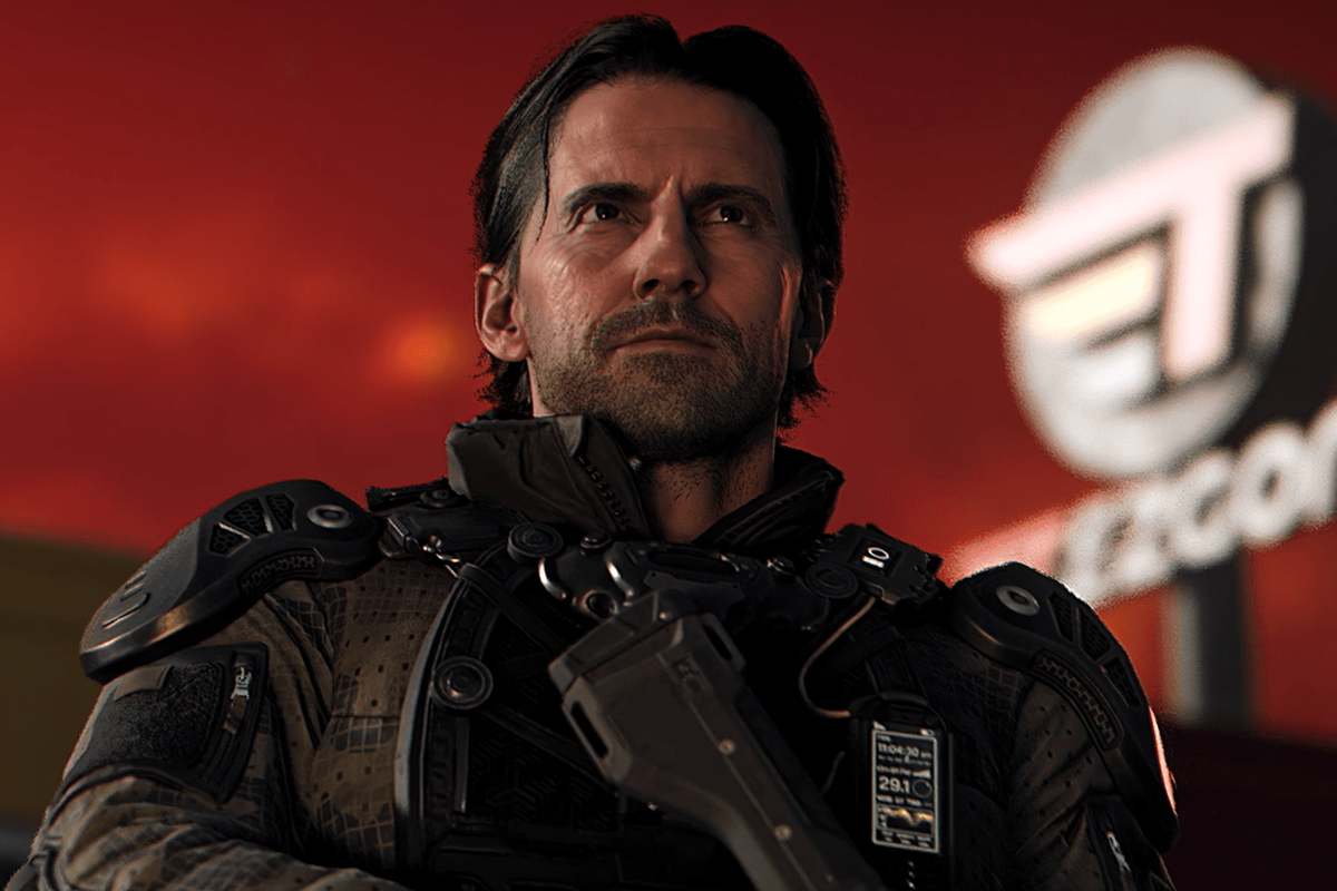 An official screenshot of David Mason in the Call of Duty Black Ops 7 campaign