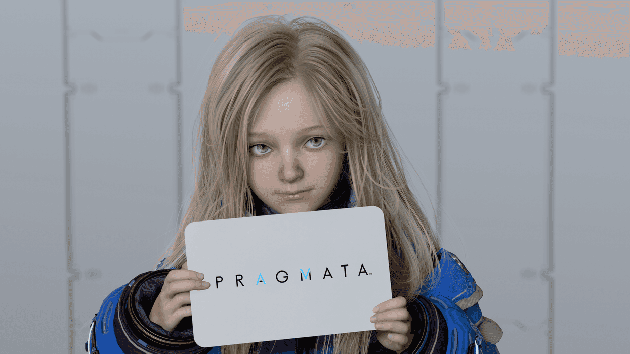 An official screenshot of Diana in Pragmata