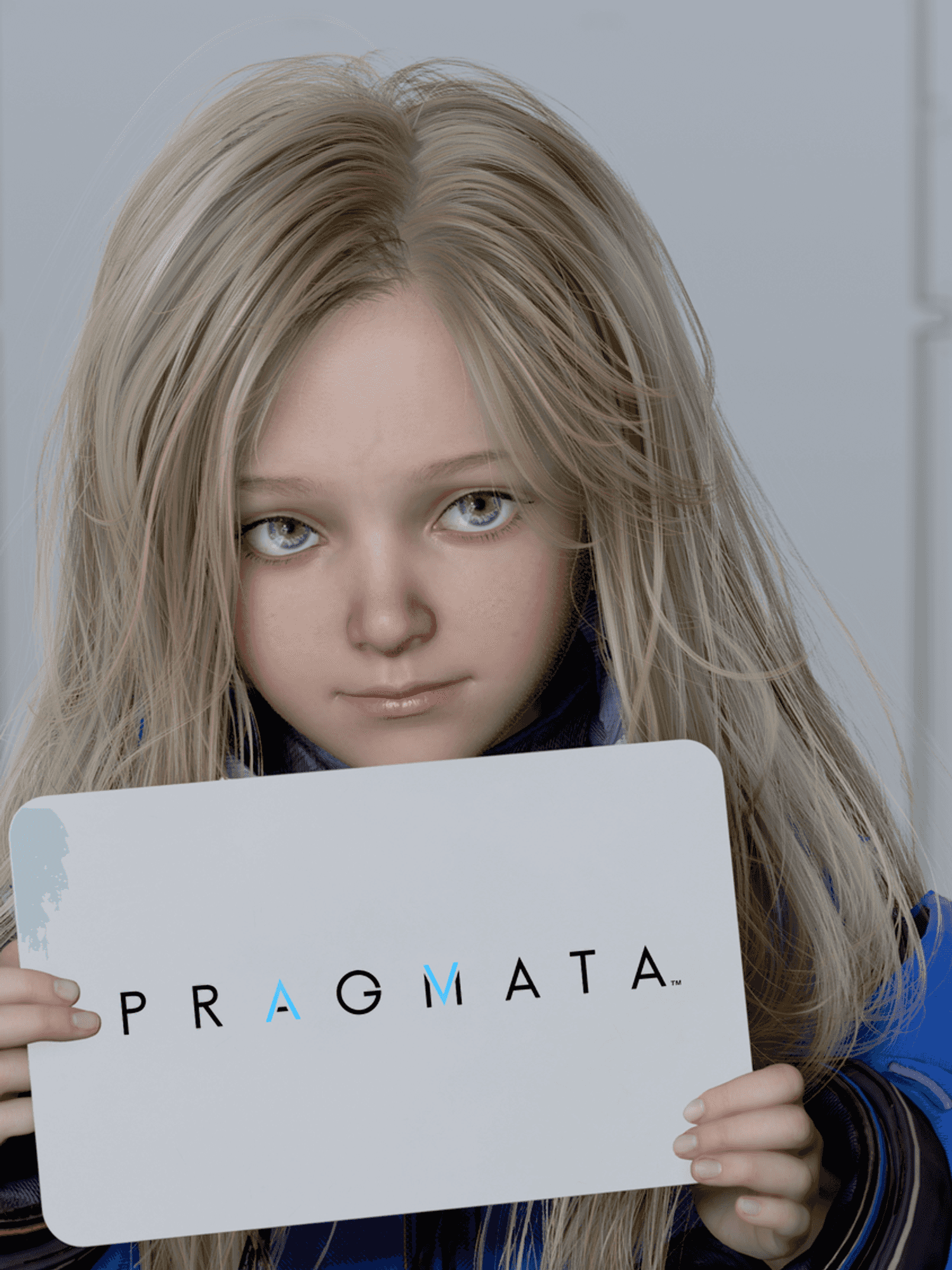An official screenshot of Diana in Pragmata