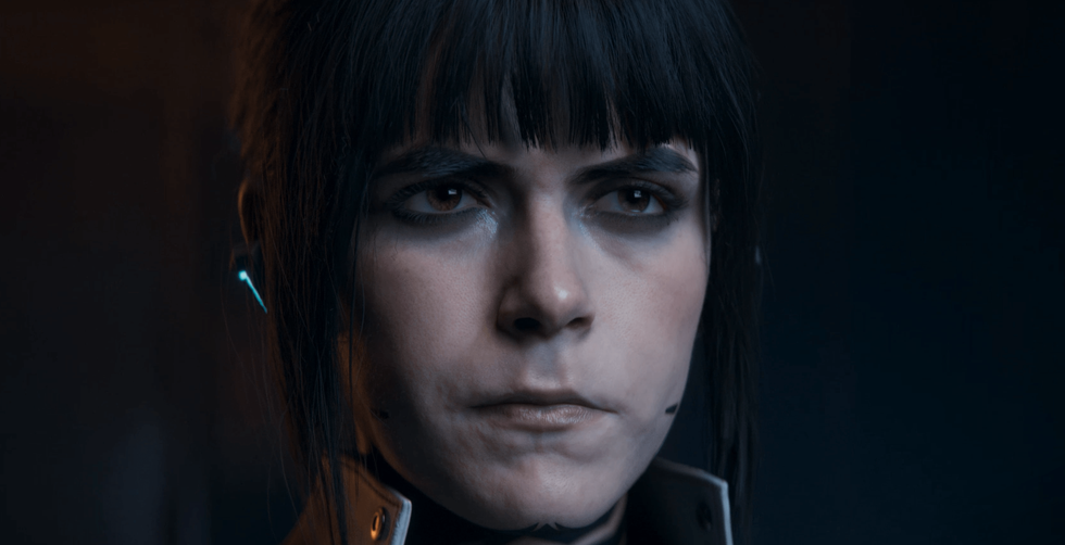 An official screenshot of Emma Kagan from Call of Duty: Black Ops 7