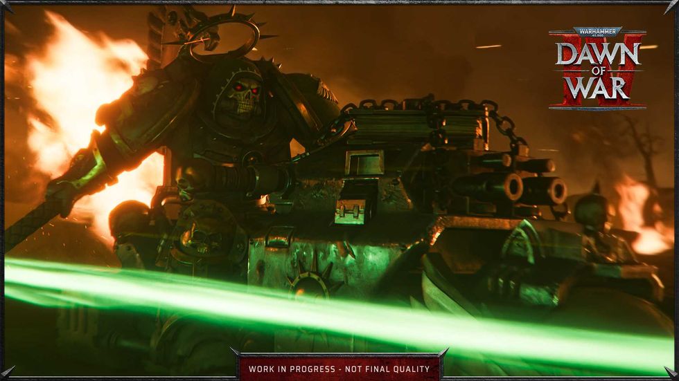 An official screenshot of Ezrael in Warhammer 40,000: Dawn of War IV