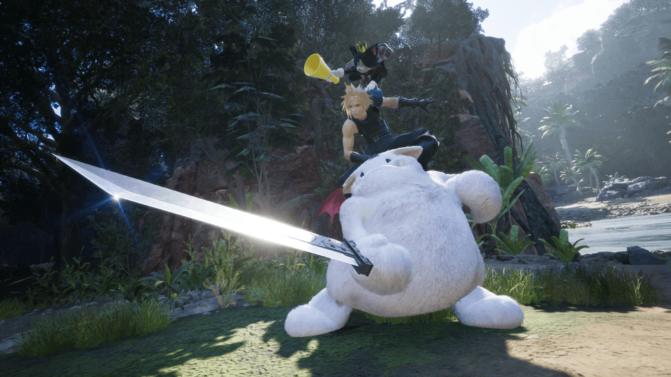 An official screenshot of Final Fantasy VII Rebirth on Nintendo Switch 2