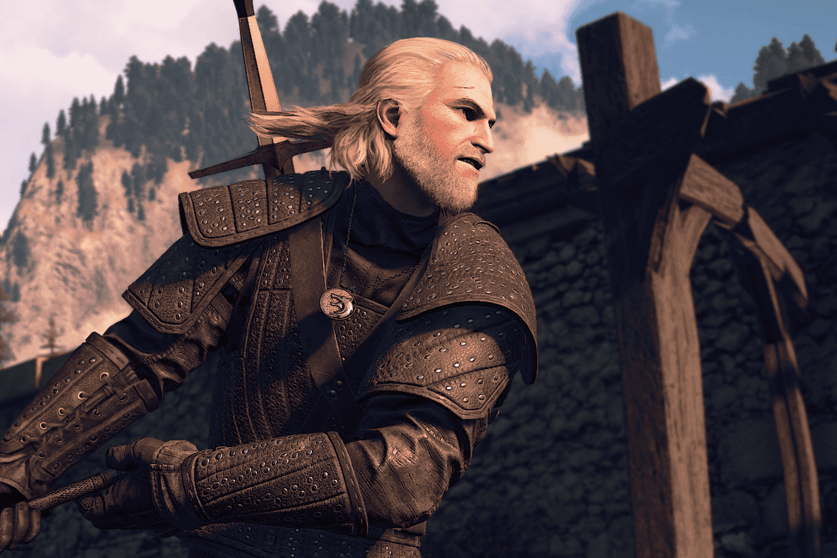 An official screenshot of Geralt in The Witcher 3 Wild Hunt