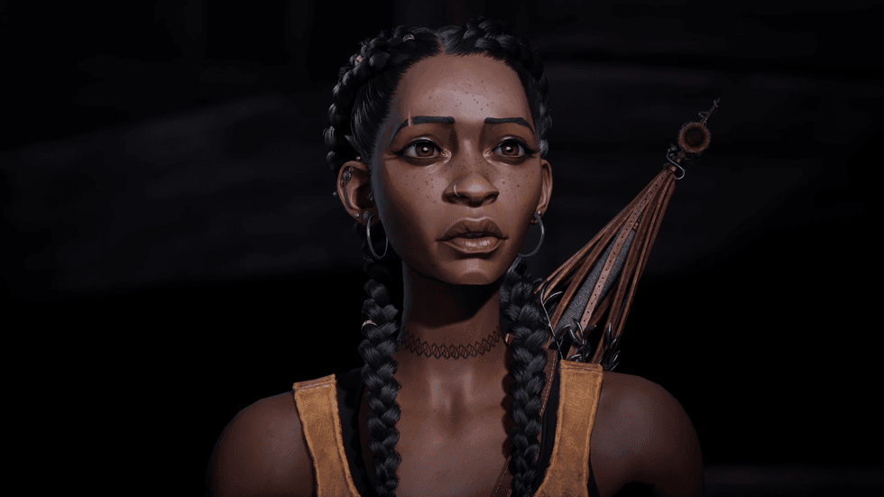 An official screenshot of Hazel in South of Midnight