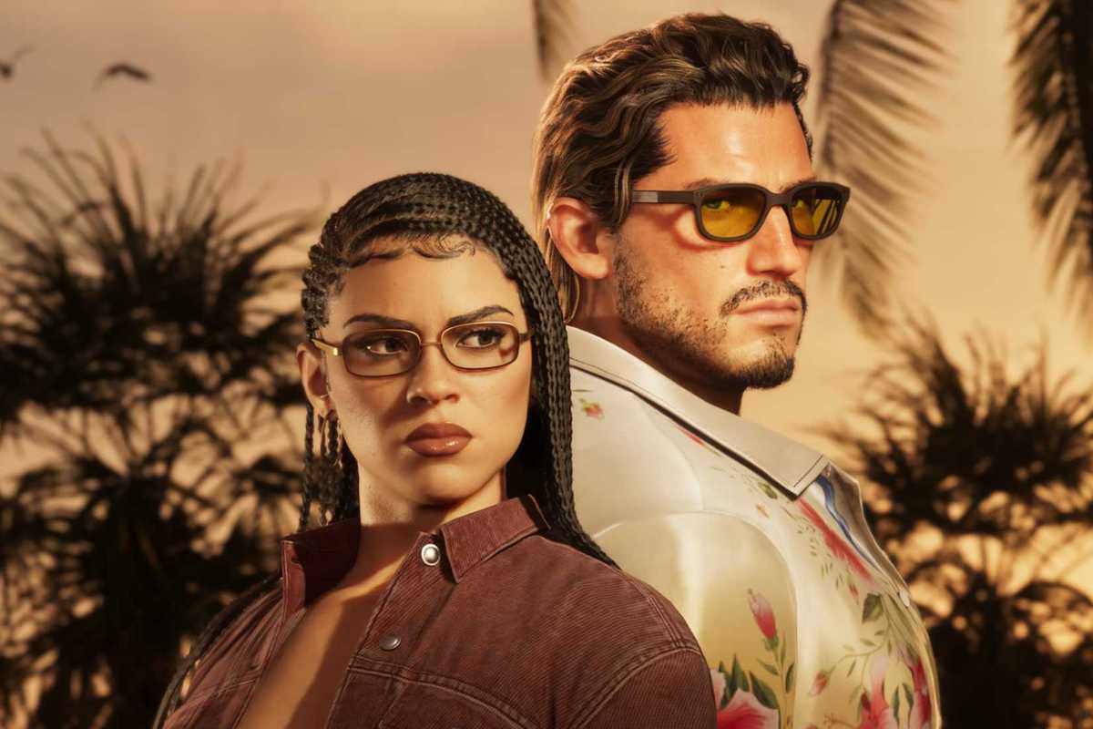 An official screenshot of Jason and Lucia in GTA 6