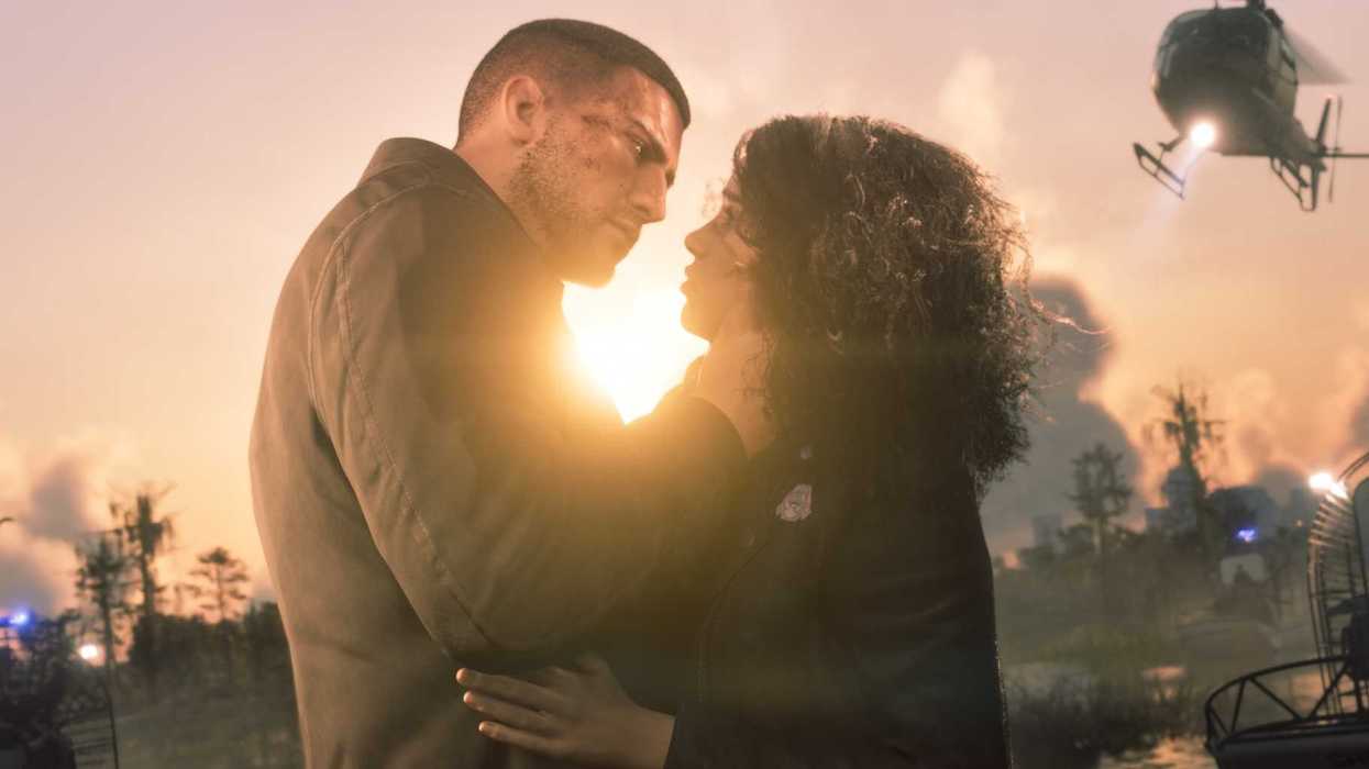An official screenshot of Jason and Lucia in GTA 6