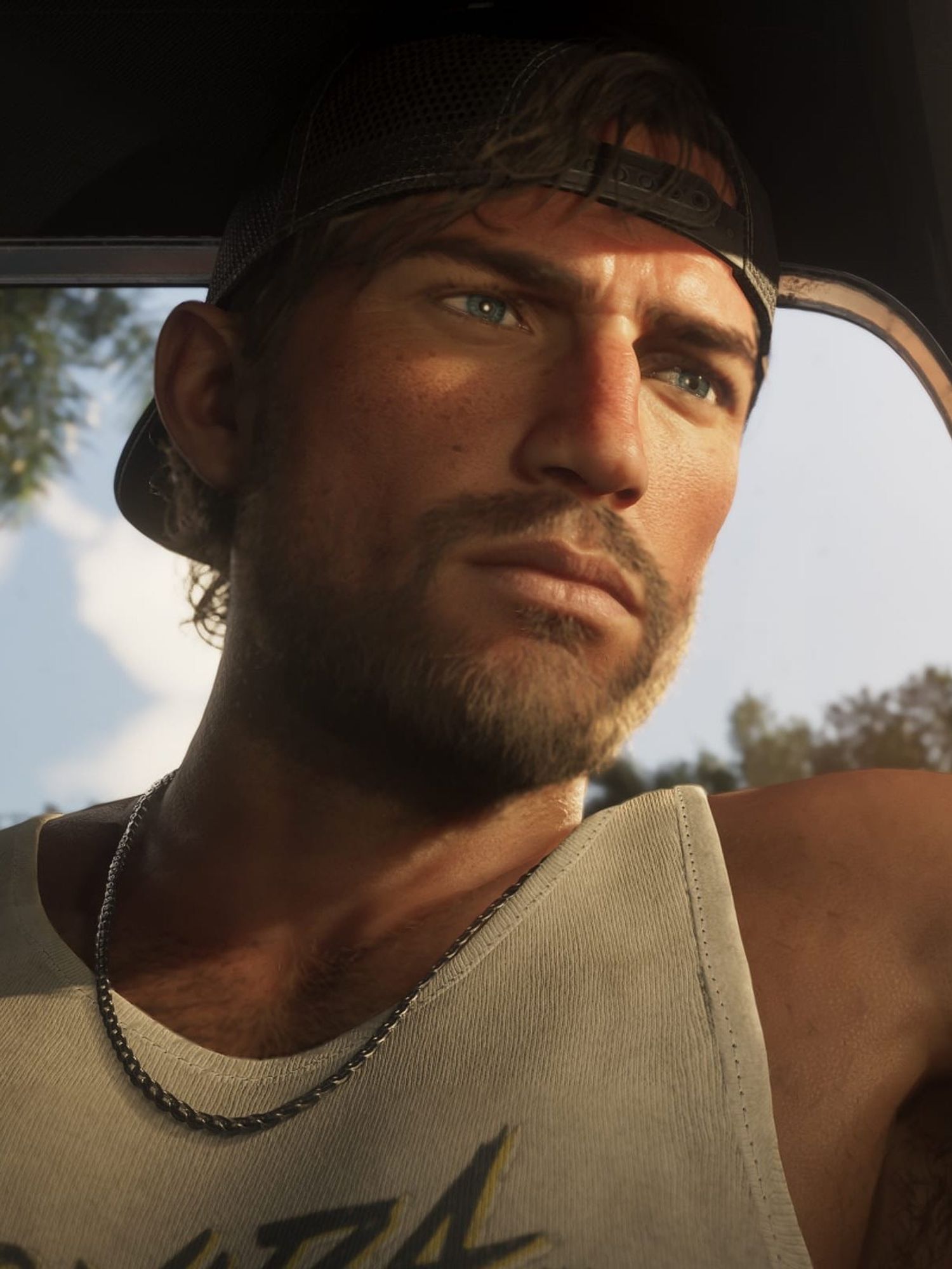 An official screenshot of Jason Duval from GTA 6