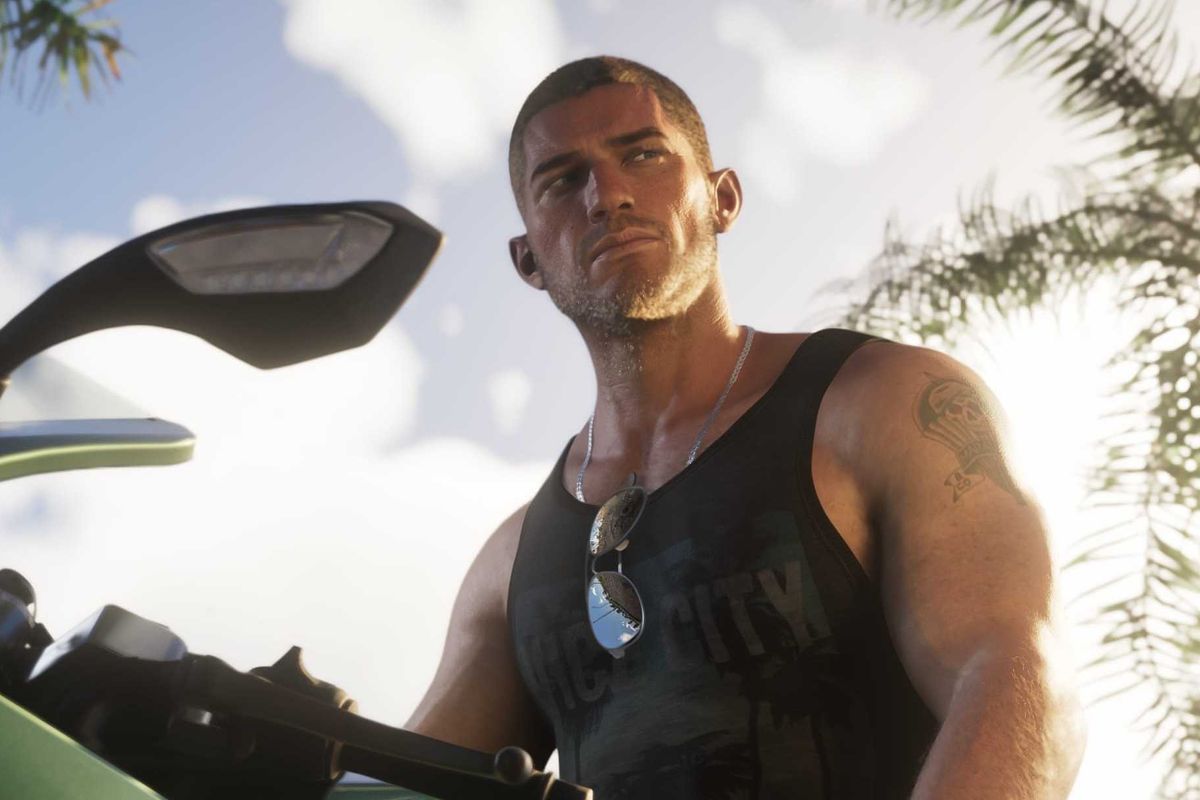 An official screenshot of Jason Duval from GTA 6
