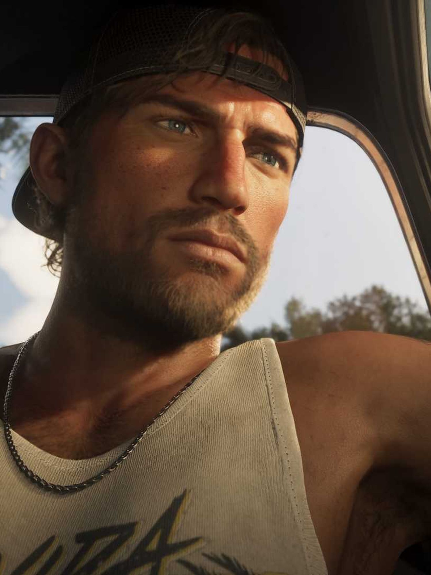 An official screenshot of Jason Duval in GTA 6