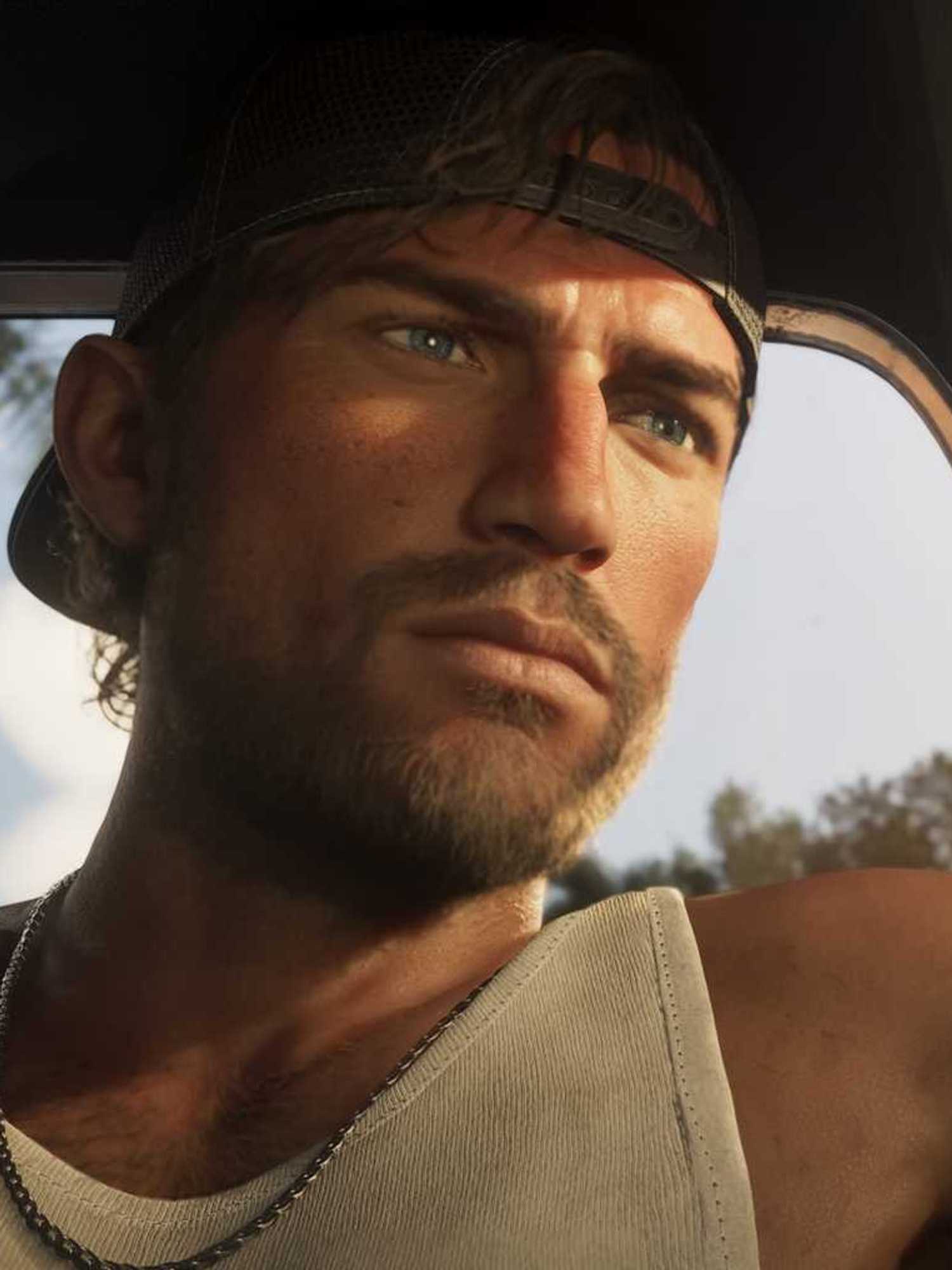 An official screenshot of Jason Duval in GTA 6