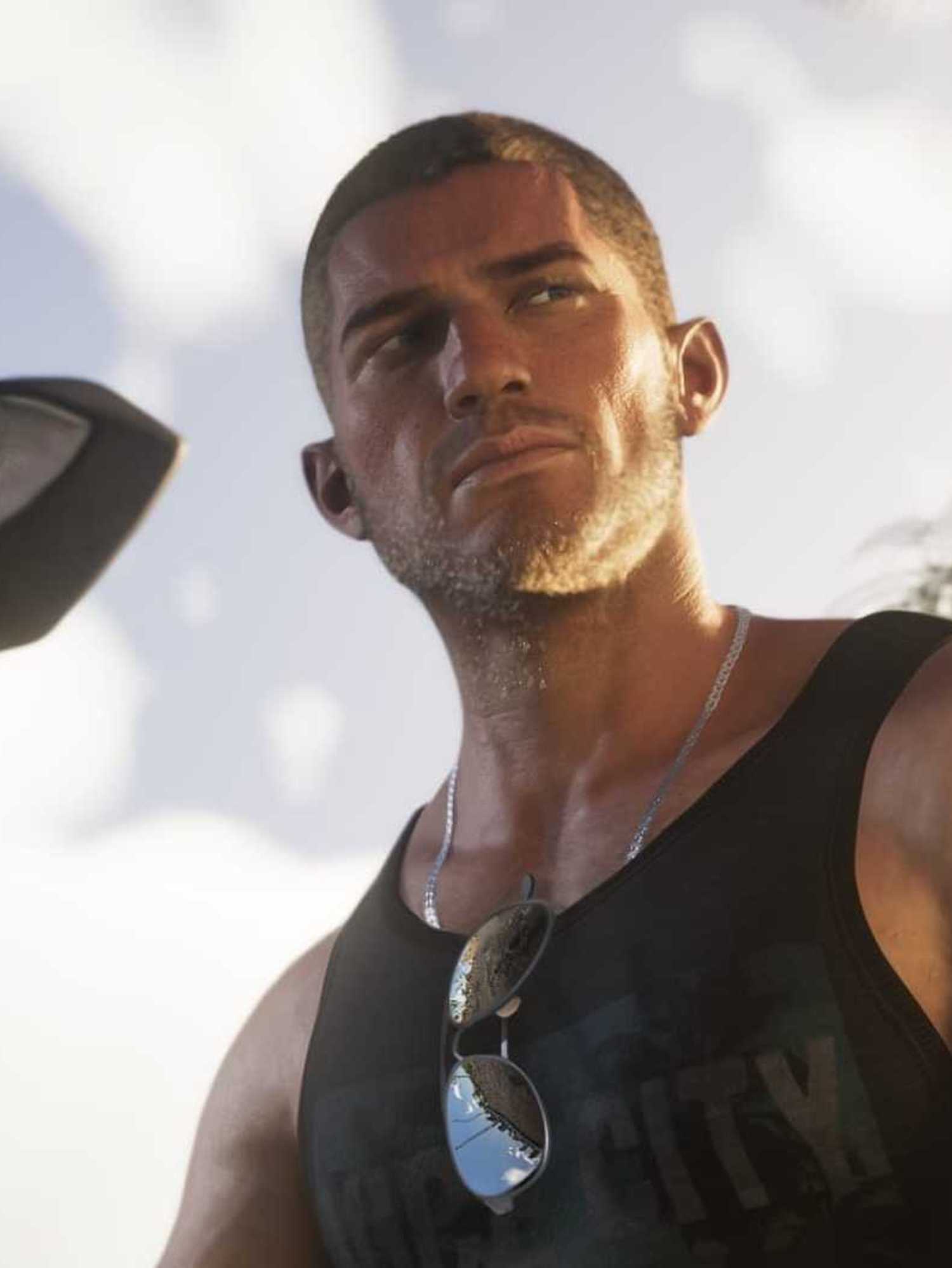 An official screenshot of Jason Duval in GTA 6