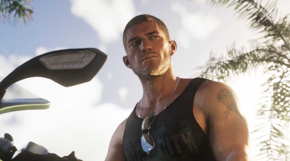 An official screenshot of Jason Duval in GTA 6