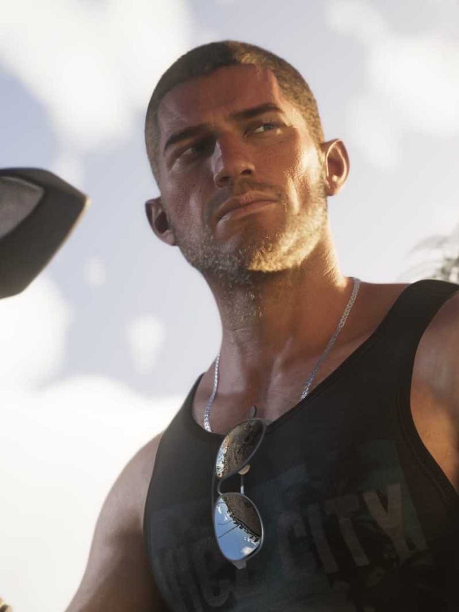 An official screenshot of Jason Duval in GTA 6