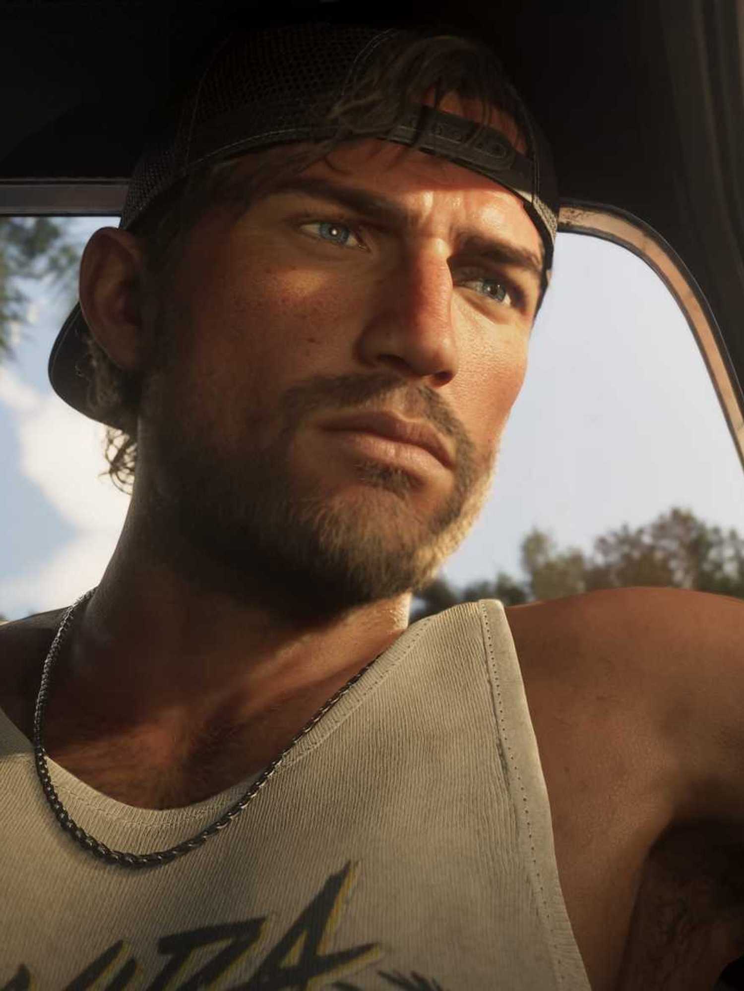 An official screenshot of Jason Duval in GTA 6