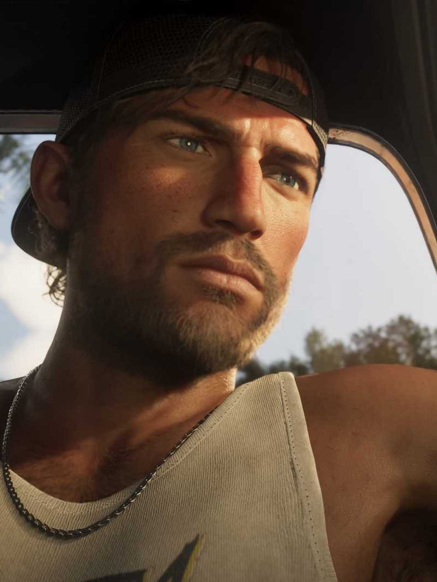 An official screenshot of Jason Duval in GTA 6