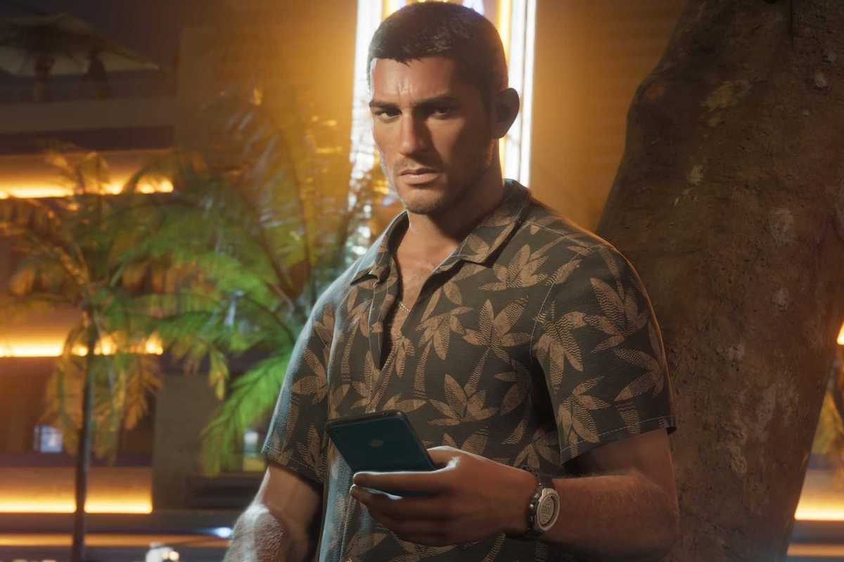 An official screenshot of Jason Duval in GTA 6