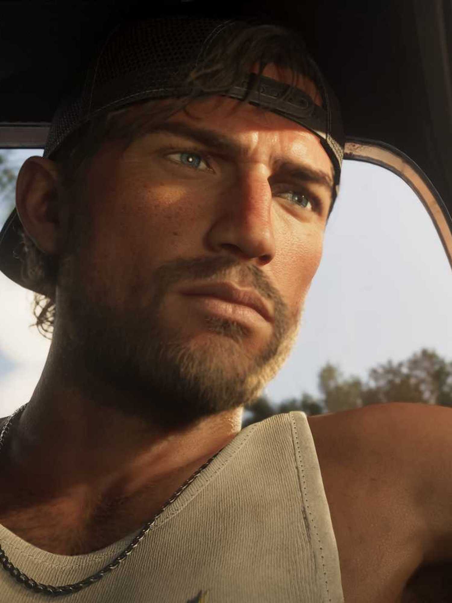 An official screenshot of Jason Duval in GTA 6