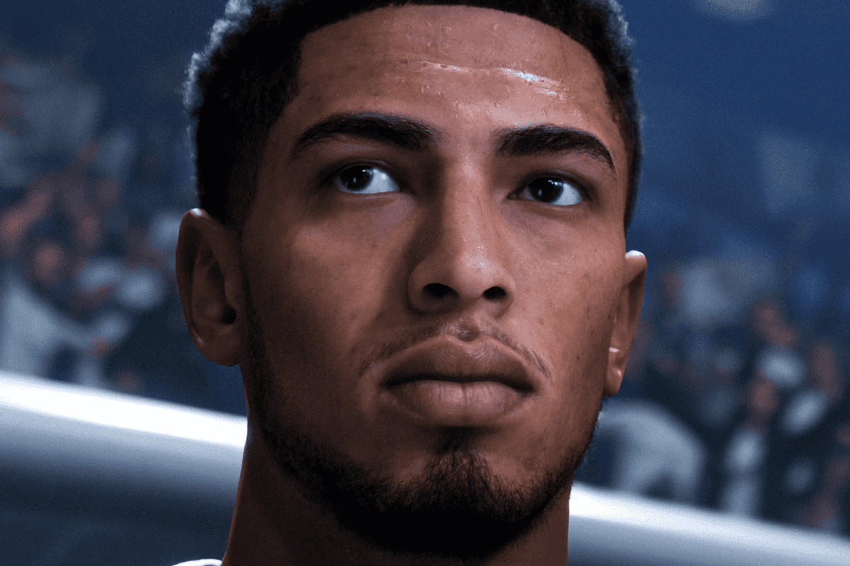 An official screenshot of Jude Bellingham in EA Sports FC 27
