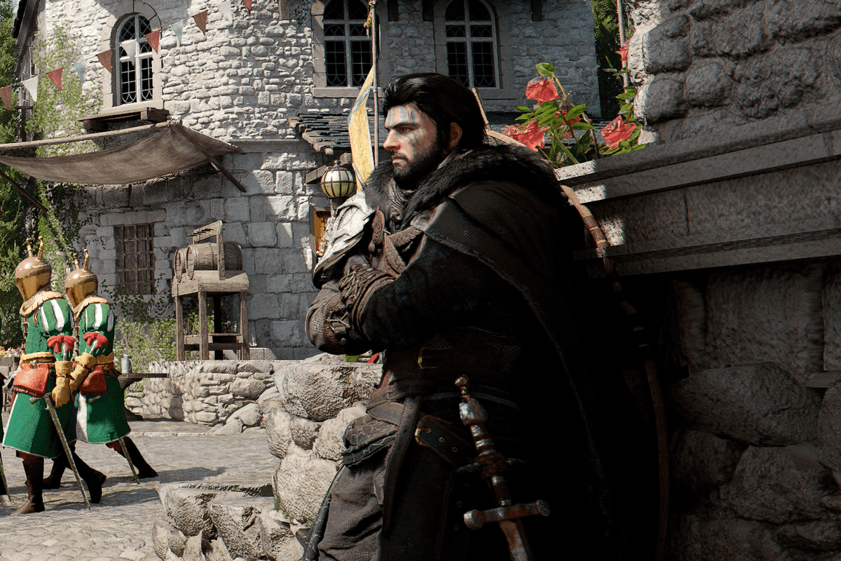 An official screenshot of Kliff Macduff from Crimson Desert