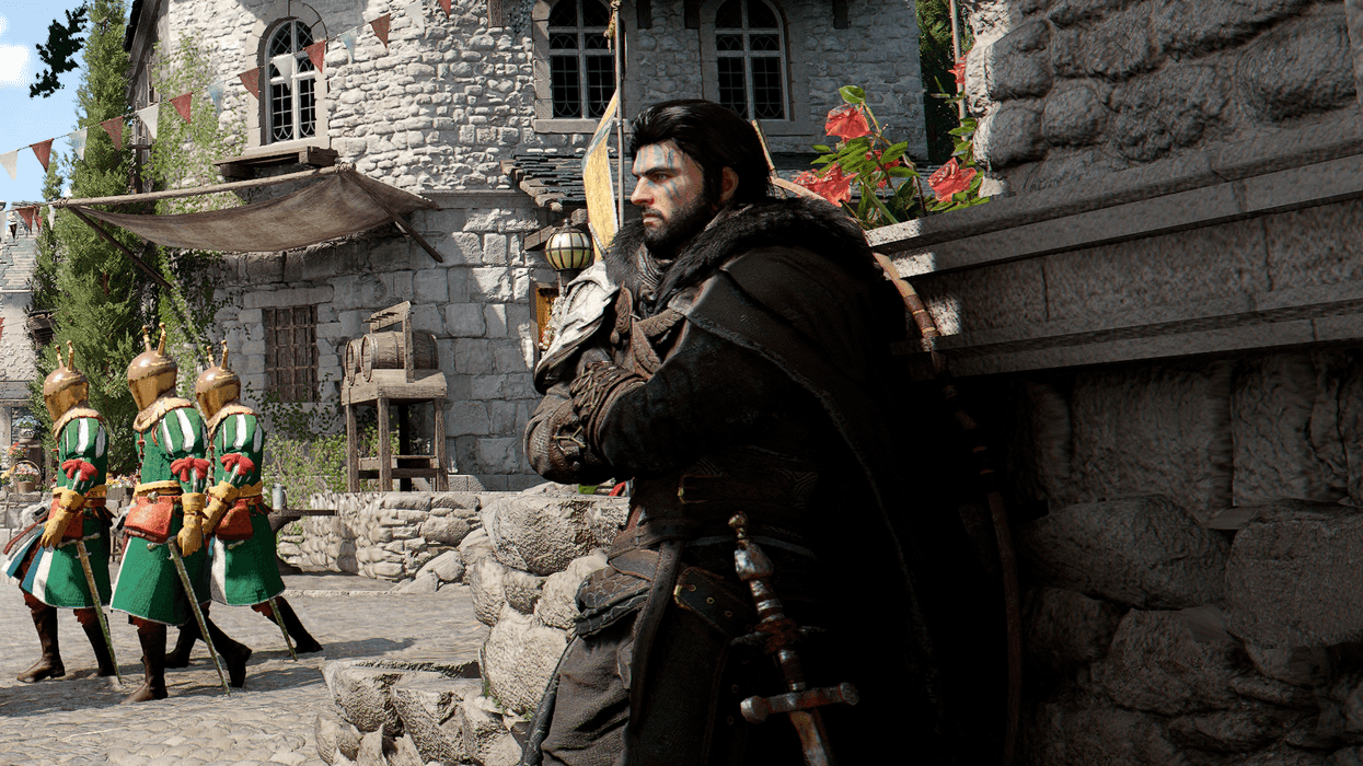 An official screenshot of Kliff Macduff from Crimson Desert