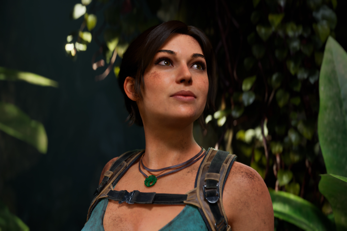 An official screenshot of Lara Croft in Tomb Raider Legacy of Atlantis