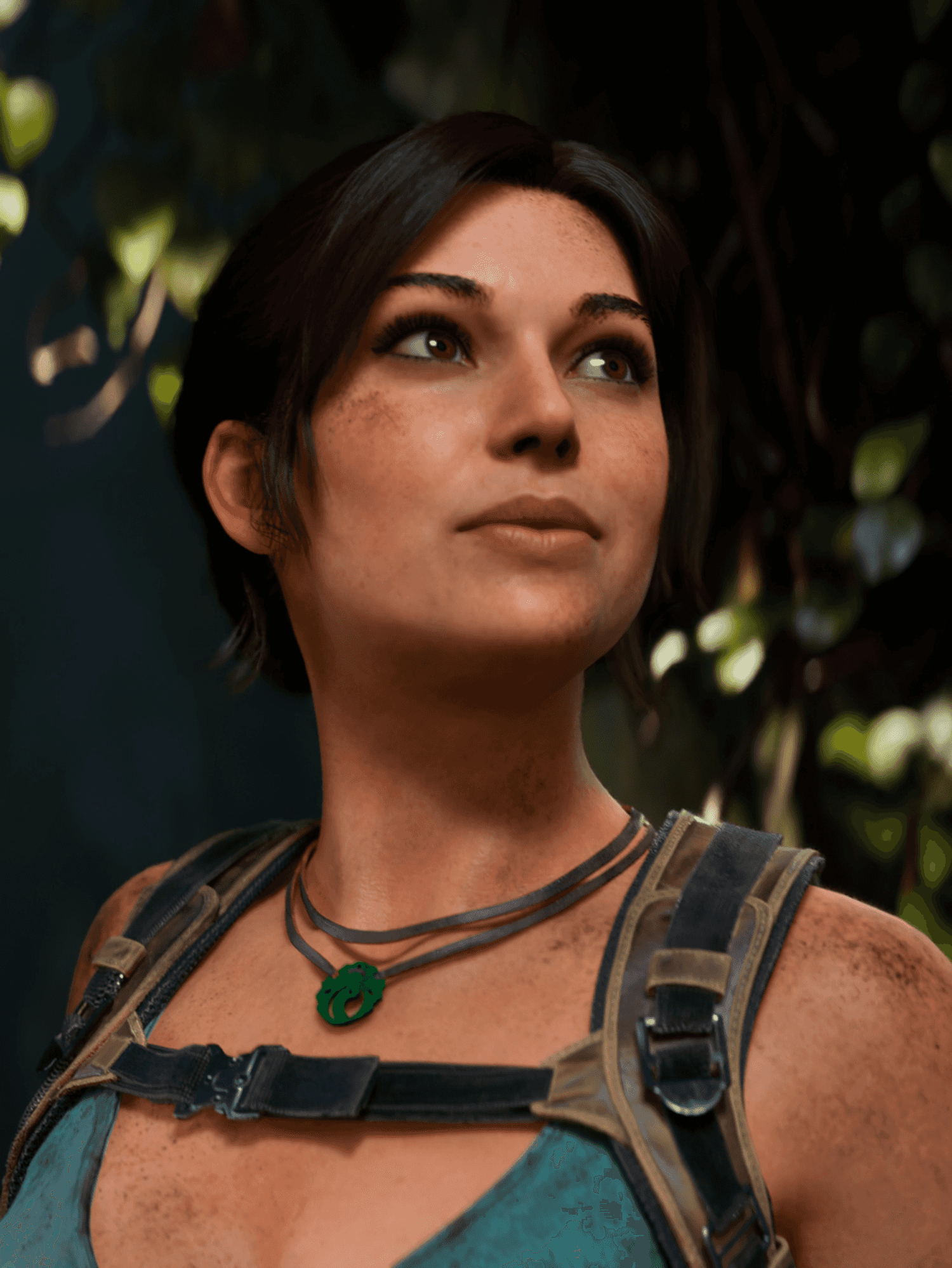 An official screenshot of Lara Croft in Tomb Raider Legacy of Atlantis