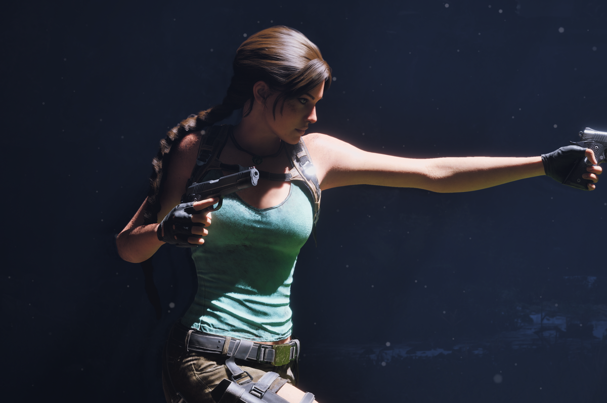 An official screenshot of Lara Croft in Tomb Raider Legacy of Atlantis