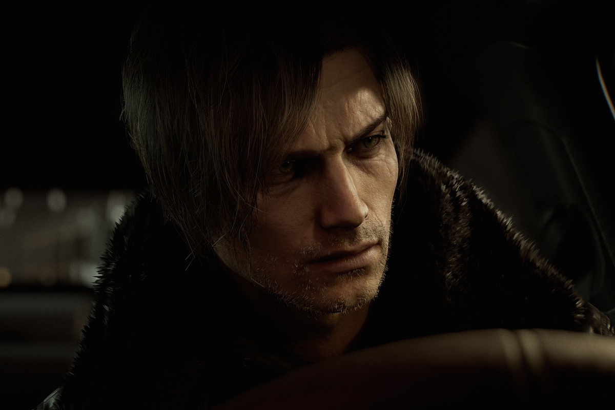 An official screenshot of Leon in Resident Evil Requiem