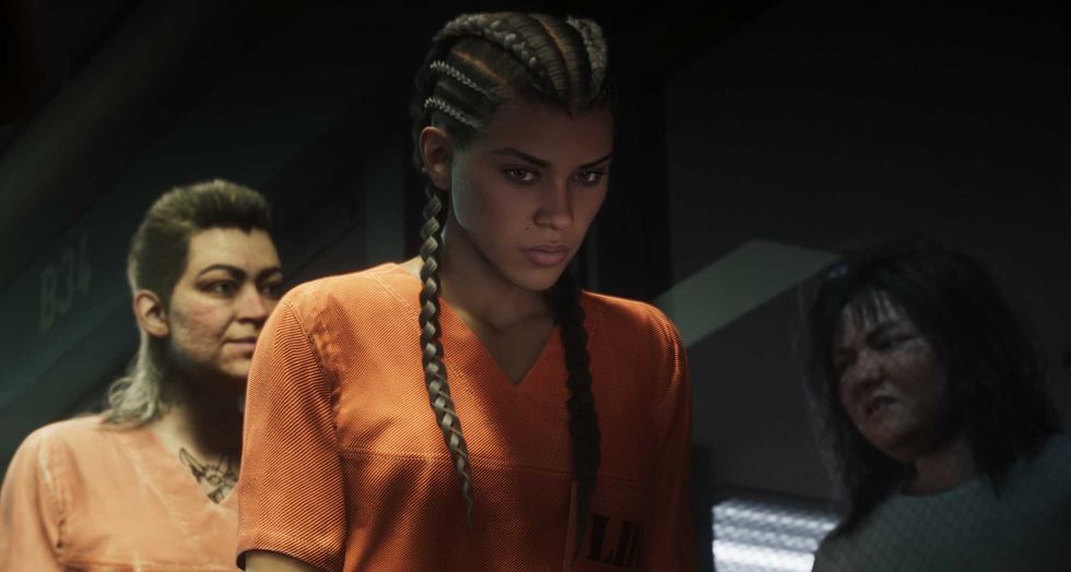 An official screenshot of Lucia Caminos from GTA 6