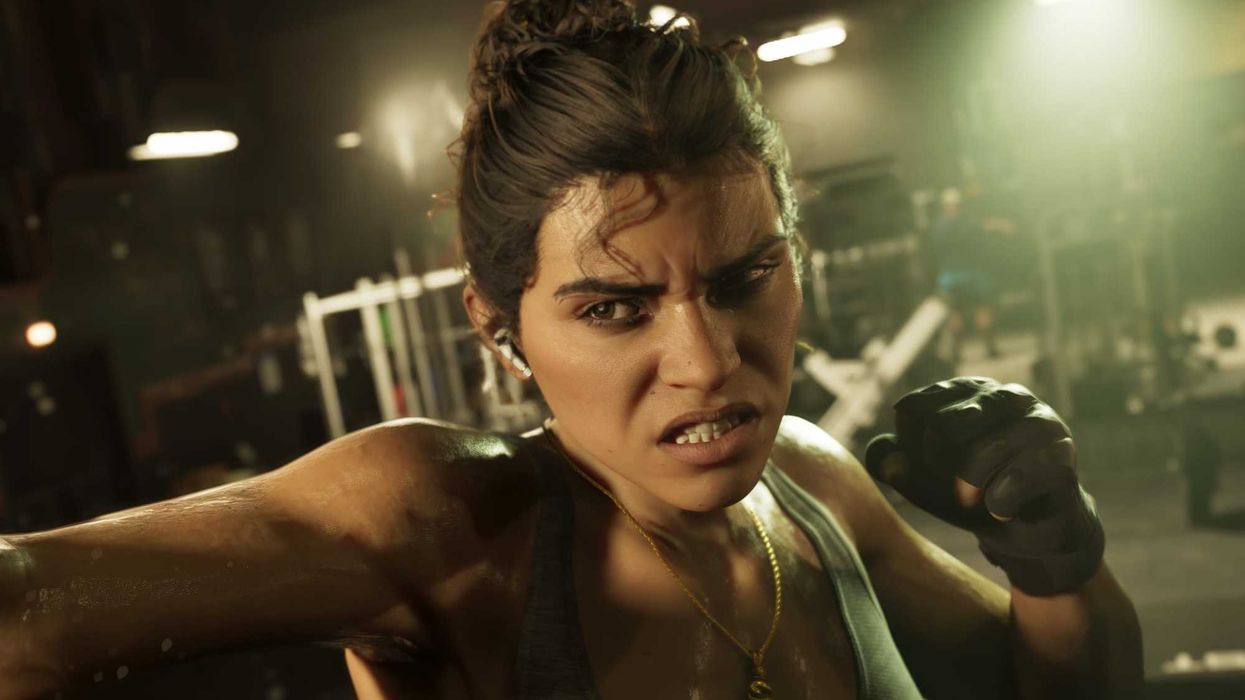 An official screenshot of Lucia Caminos from GTA 6