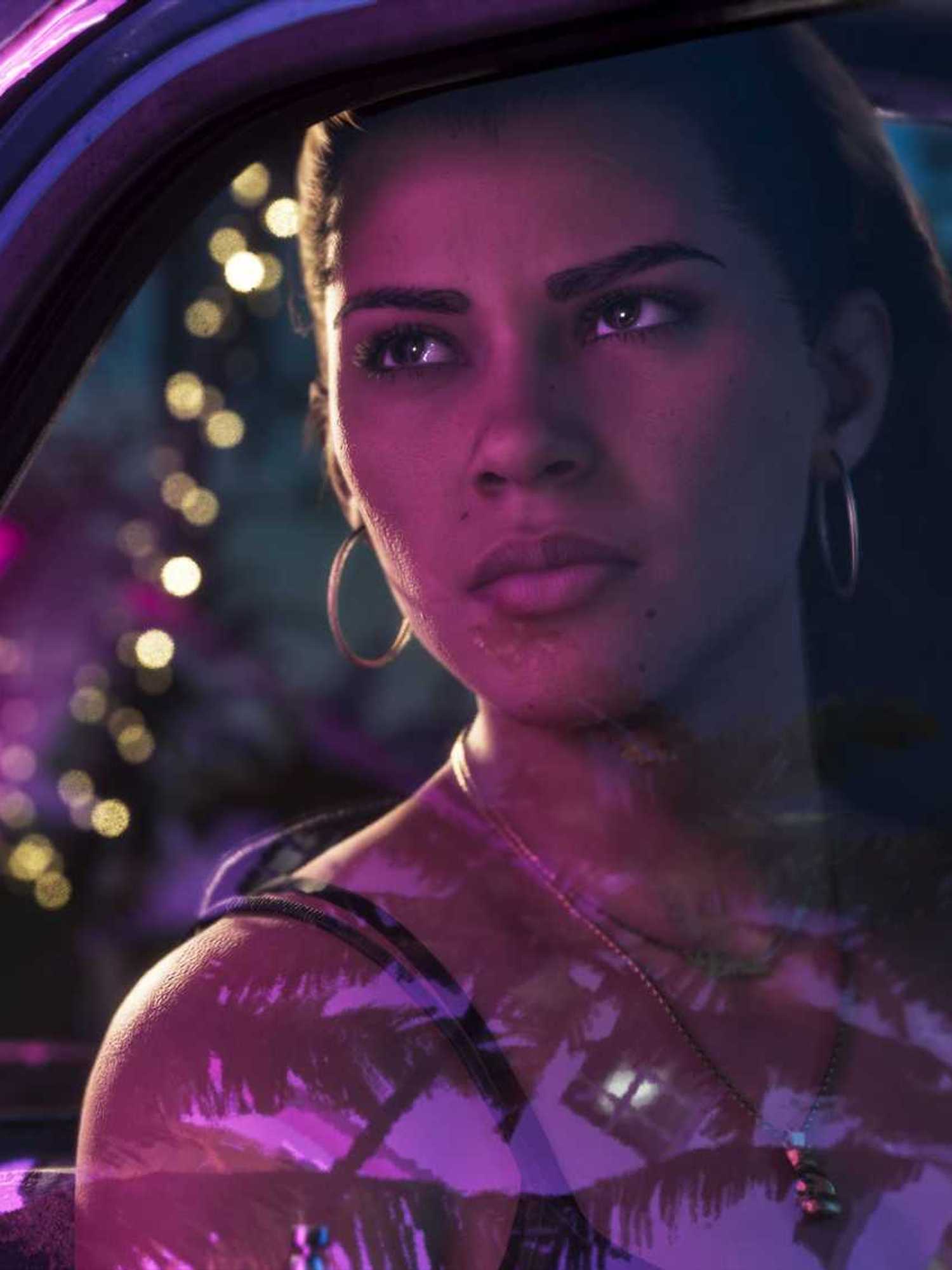 An official screenshot of Lucia Caminos from GTA 6