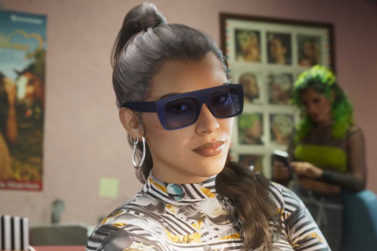 An official screenshot of Lucia Caminos in GTA 6 Ultimate Edition