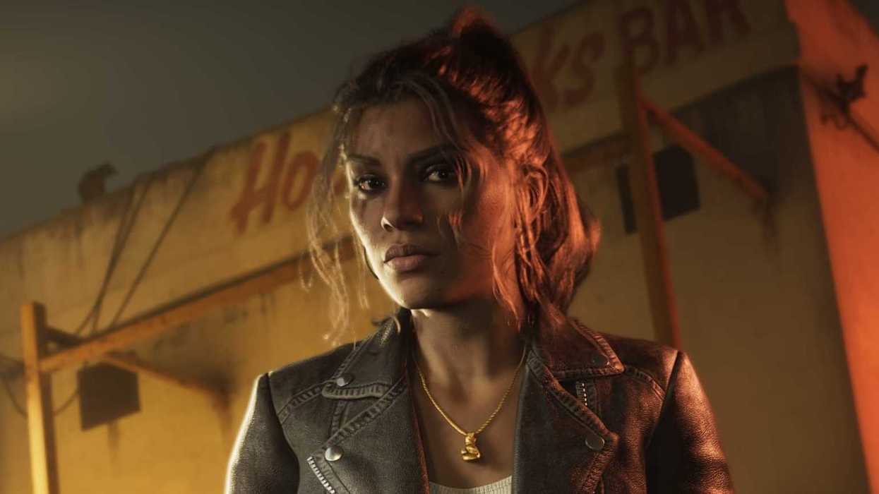 An official screenshot of Lucia Caminos in GTA 6