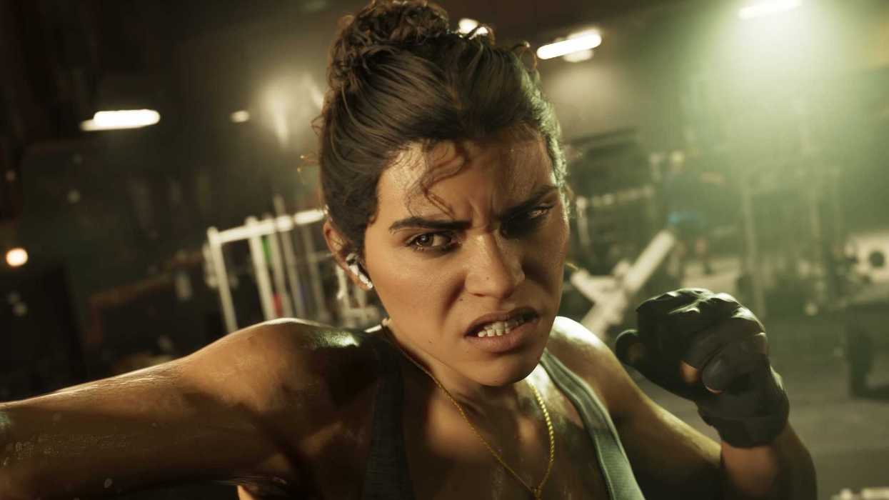 An official screenshot of Lucia Caminos in GTA 6