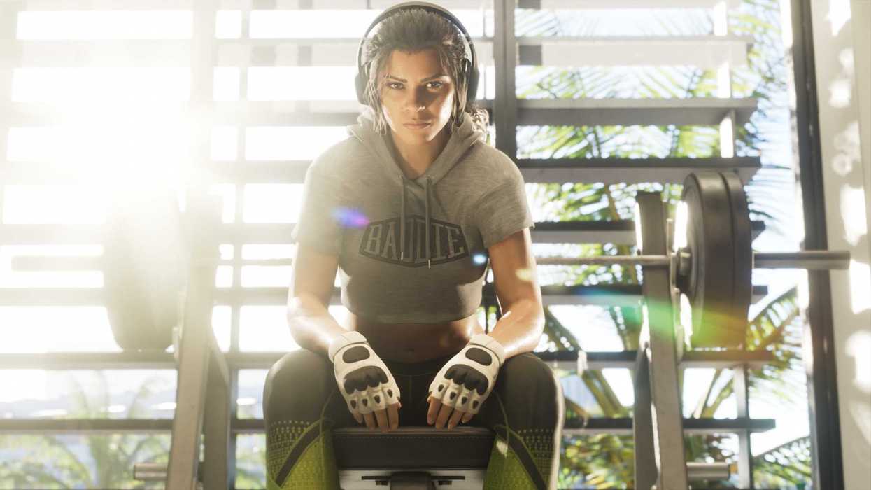 An official screenshot of Lucia Caminos in GTA 6