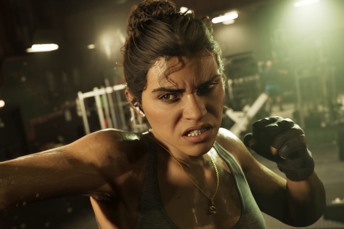 An official screenshot of Lucia Caminos