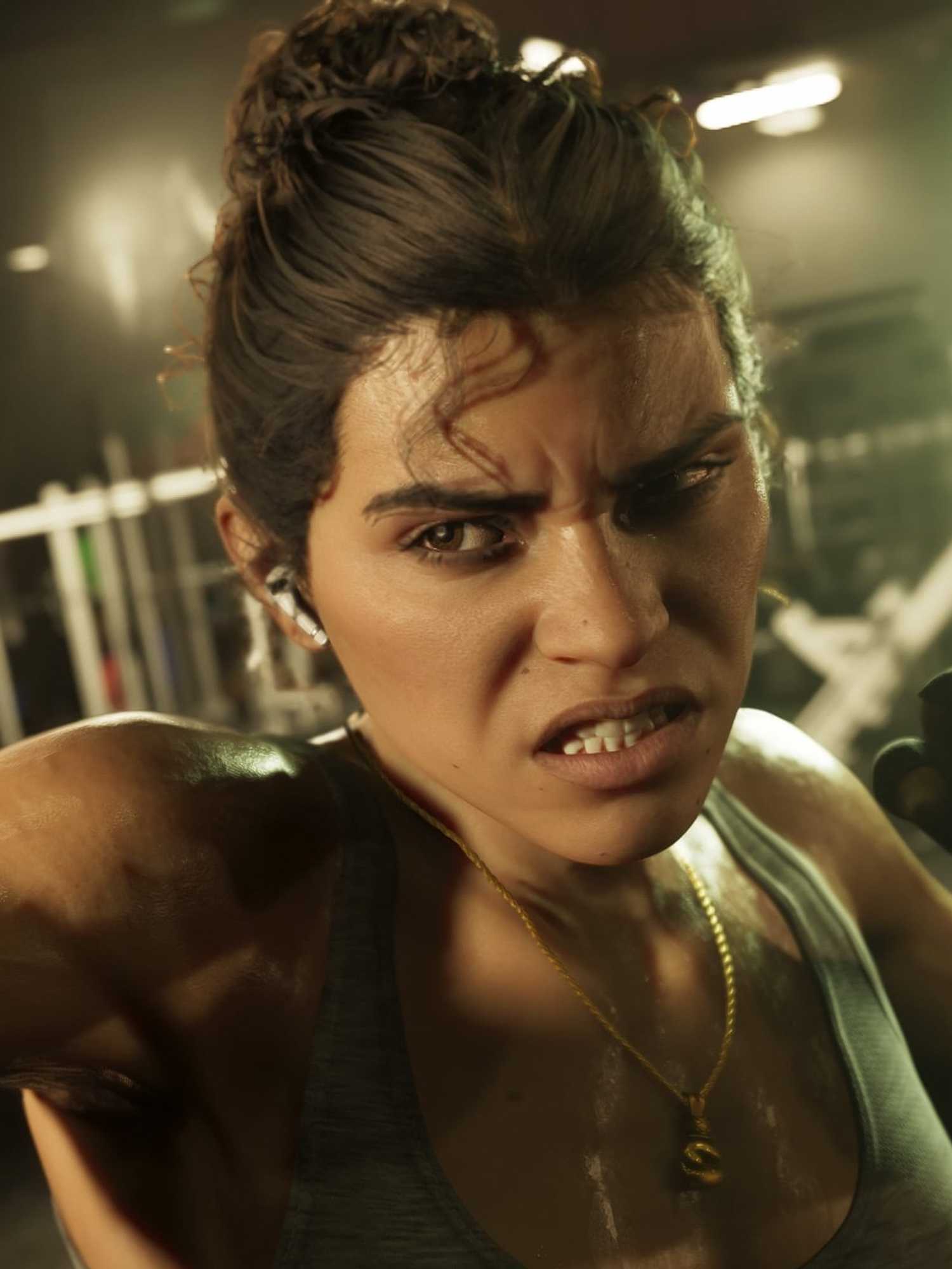 An official screenshot of Lucia Caminos