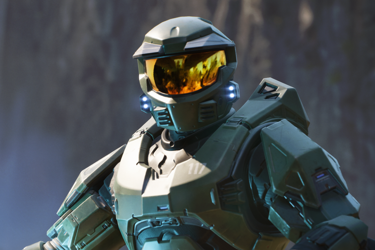 An official screenshot of Master Chief from Halo Project Foundry