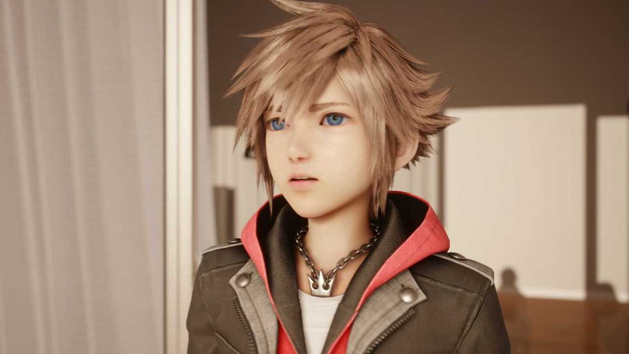 An official screenshot of Sora in Kingdom Hearts 4